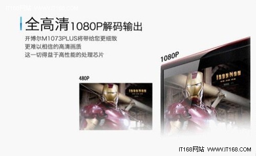 高清新視界開博爾M1073PLUS將隆重現(xiàn)市