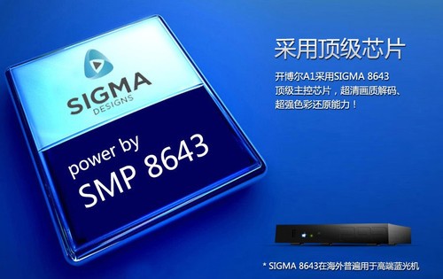 SIGMA 8643頂級(jí)主控芯片 開博爾A1上市 