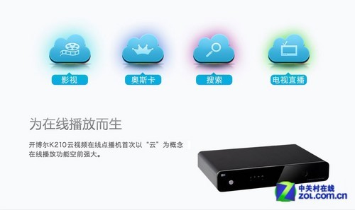 開博爾K210暢享云電視 限時搶購369元 