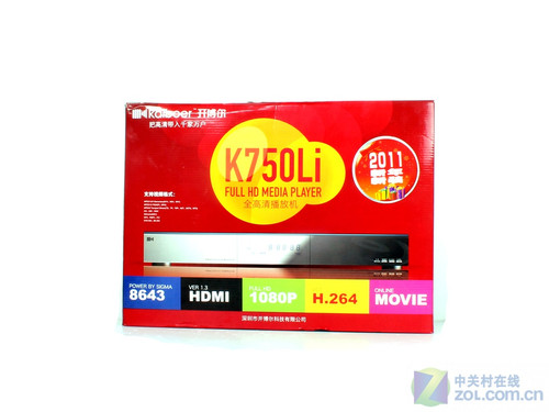 BD全導航+硬盤播放 開博爾K750li評測 