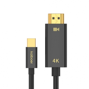 開博爾minidp轉(zhuǎn)hdmi線surface雷電接口轉(zhuǎn)電視投影連接線macbook蘋果筆記本迷你DP4K高清線